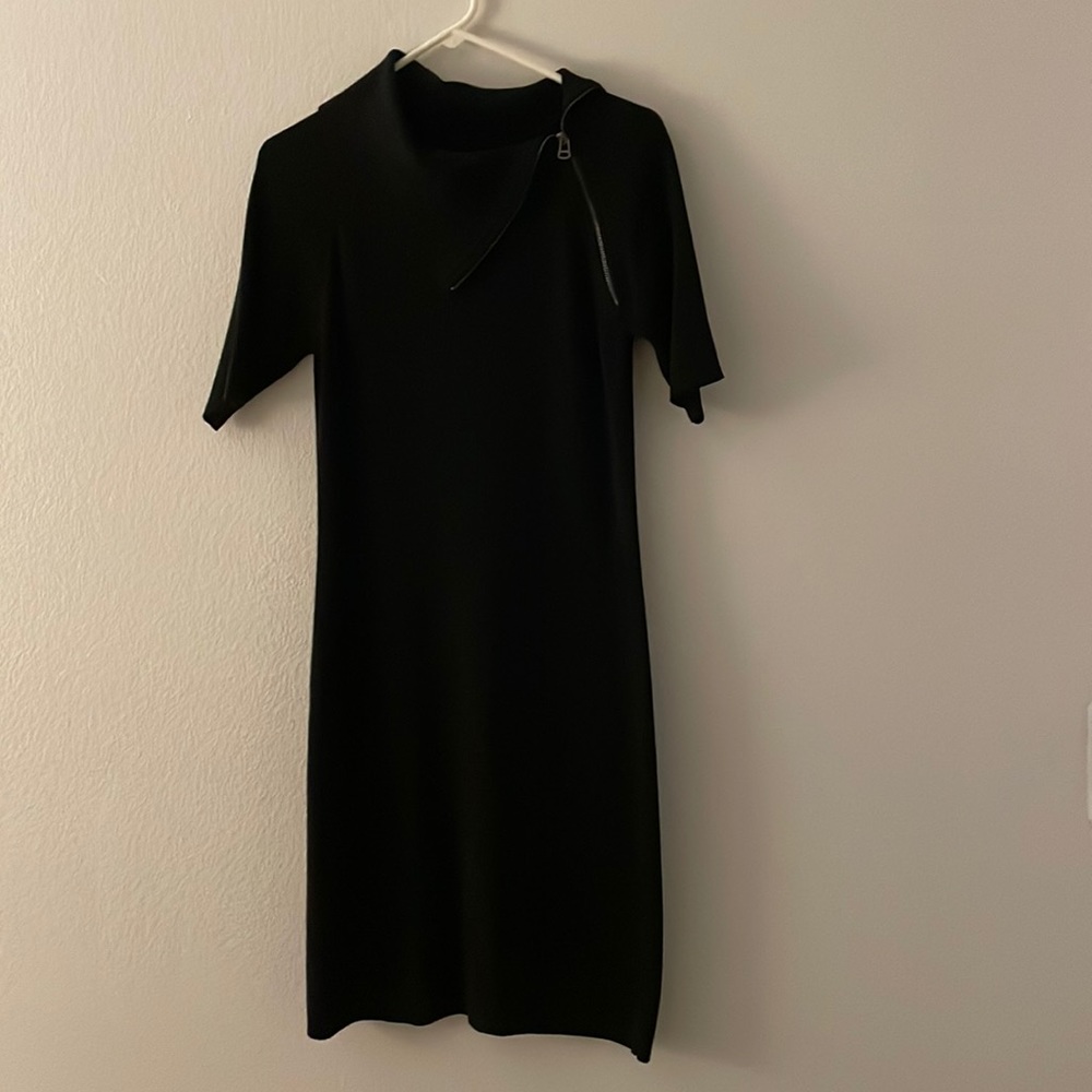 Calvin Klein zipped sweater dress. Perfect